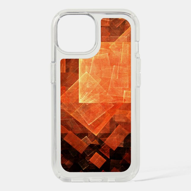 Window Light Modern Geometric Squares Abstract Art Speck iPhone Case (Front)