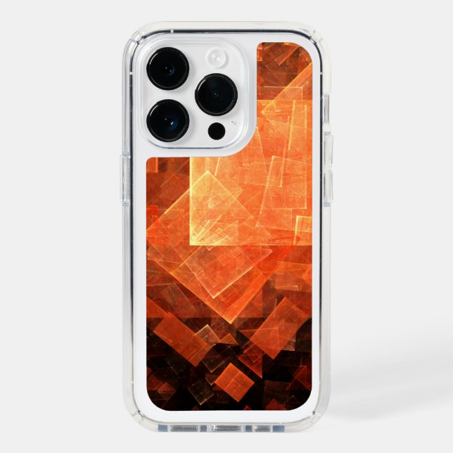 Window Light Modern Geometric Squares Abstract Art Speck iPhone Case (Front)