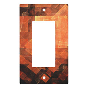 Window Light Modern Geometric Squares Abstract Art Switch Cover