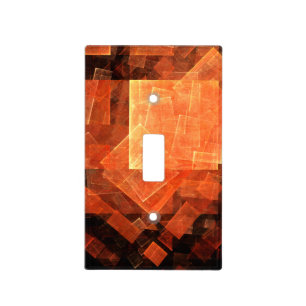 Window Light Modern Geometric Squares Abstract Art Switch Cover