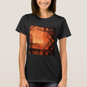 Window Light Modern Geometric Squares Abstract Art T-Shirt