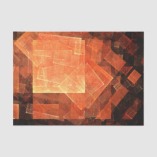 Window Light Modern Geometric Squares Abstract Art Tissue Paper