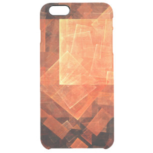 Window Light Modern Geometric Squares Abstract Art Clear iPhone 6 Plus Case