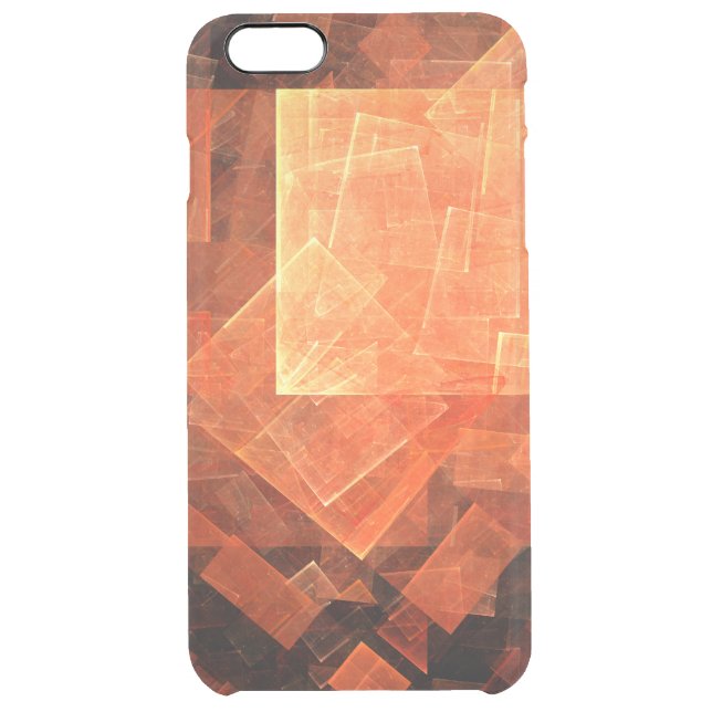 Window Light Modern Geometric Squares Abstract Art Uncommon iPhone Case (Back)