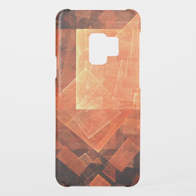 Window Light Modern Geometric Squares Abstract Art Uncommon Samsung Galaxy Case (Back)