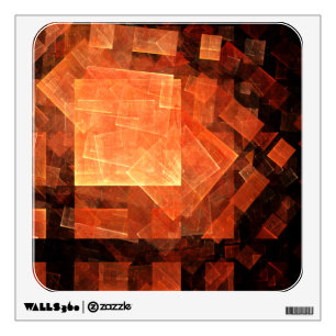 Window Light Modern Geometric Squares Abstract Art Wall Decal