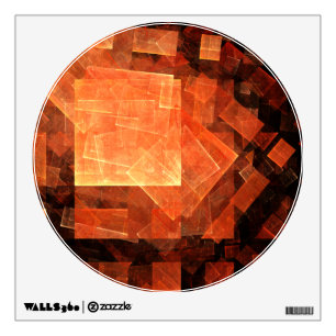 Window Light Modern Geometric Squares Abstract Art Wall Sticker