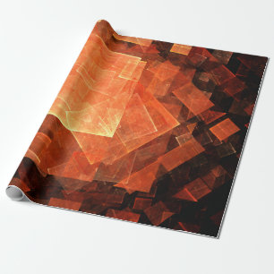 Window Light Modern Geometric Squares Abstract Art Wrapping Paper