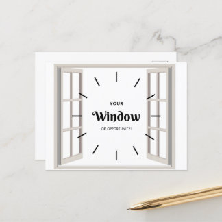 Window Of Opportunity Postcard