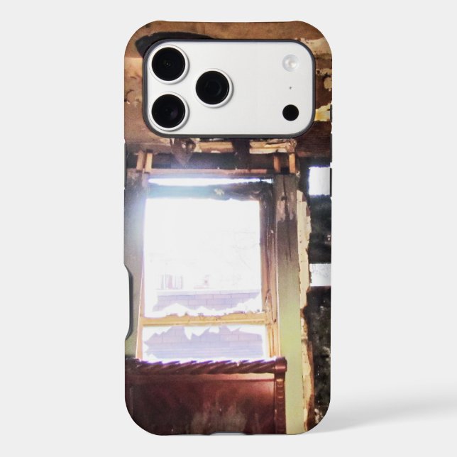 Window of Poverty Iphone Case (Back)