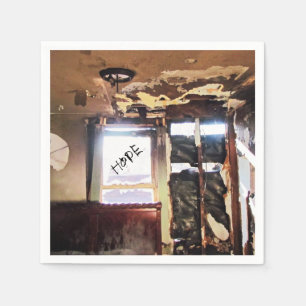 Window of Poverty Napkins