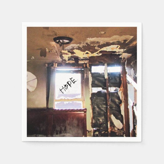 Window of Poverty Napkins (Front)