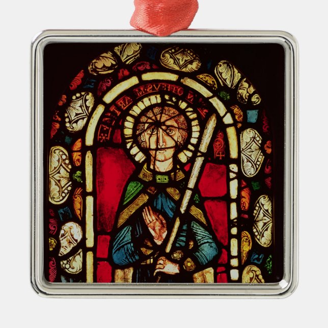 Window of St. Timothy Metal Ornament (Front)