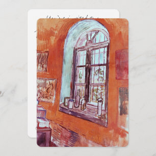 Window of Vincent van Gogh's Studio at the Asylum Invitation