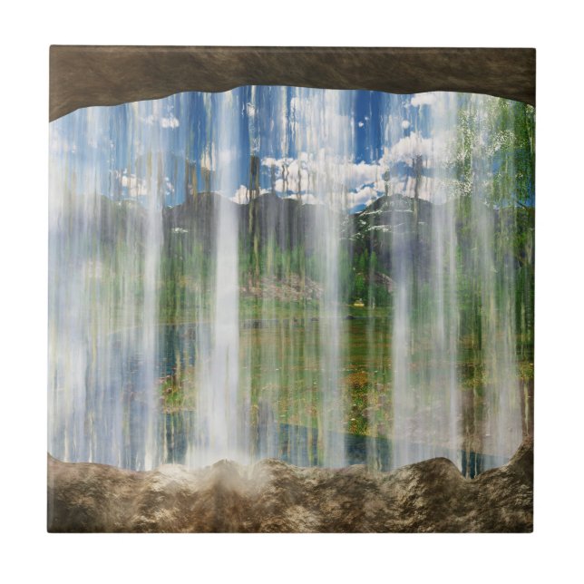 Window on the Cwm Decorative Tile / Trivet (Front)