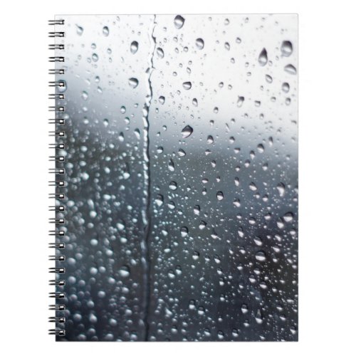 Window Raindrops Notebook
