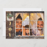 *~* Window Rustic PHOTO AP20  Christmas Party