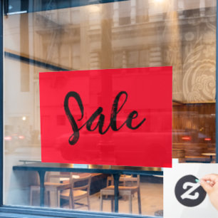 Window Sale Sign, Boutique Sale Sign, Modern  Cling