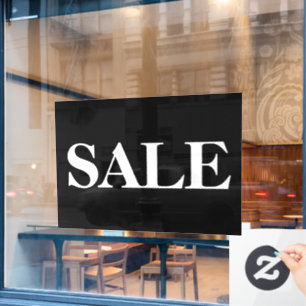 Window Sale Sign, Boutique Sale Sign, Modern  Cling