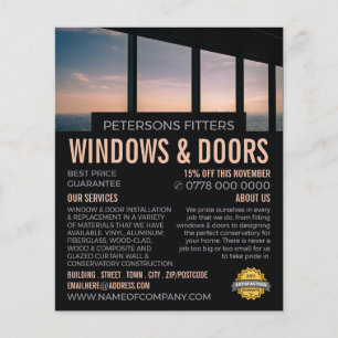 Window Scene, Window & Door Fitter Company Flyer