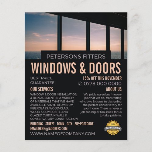 Window Scene Window  Door Fitter Company Flyer