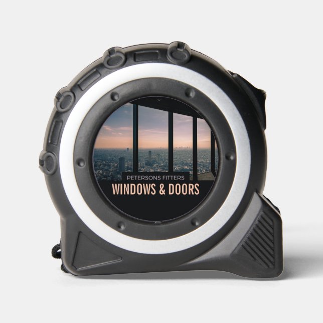 Window Scene, Window & Door Fitter Company Tape Measure (Front)