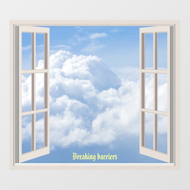 Window Scenery Wall Decal (Front)
