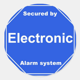 Window Security Sticker