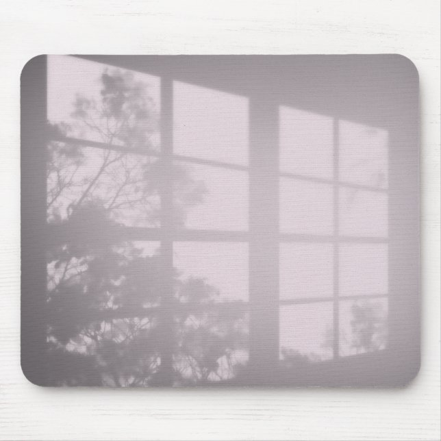 Window Shadow On Pink Mouse Pad (Front)