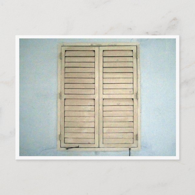 window shut postcard (Front)
