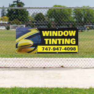 Window Tinting Custom  Banner