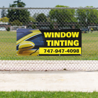 Window Tinting Custom Banner