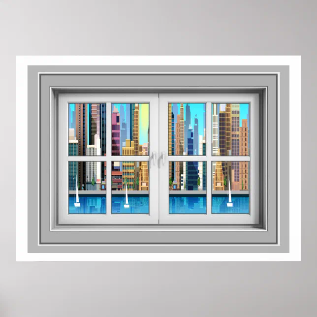 Window View Poster | Zazzle