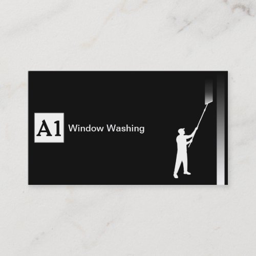 Window Washer Business Card Template