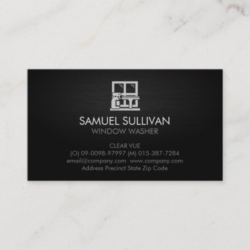 Window Washer House Cleaning Business Card