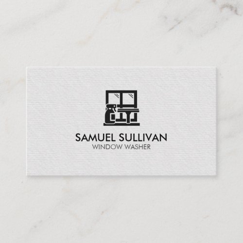 Window Washer House Cleaning Business Card