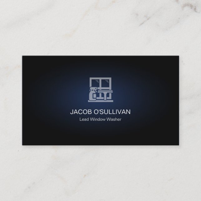 Window Washer House Cleaning  Business Card (Front)