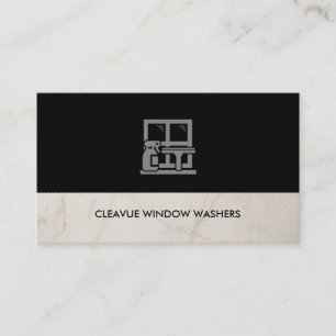 Window Washer House Cleaning Business Card
