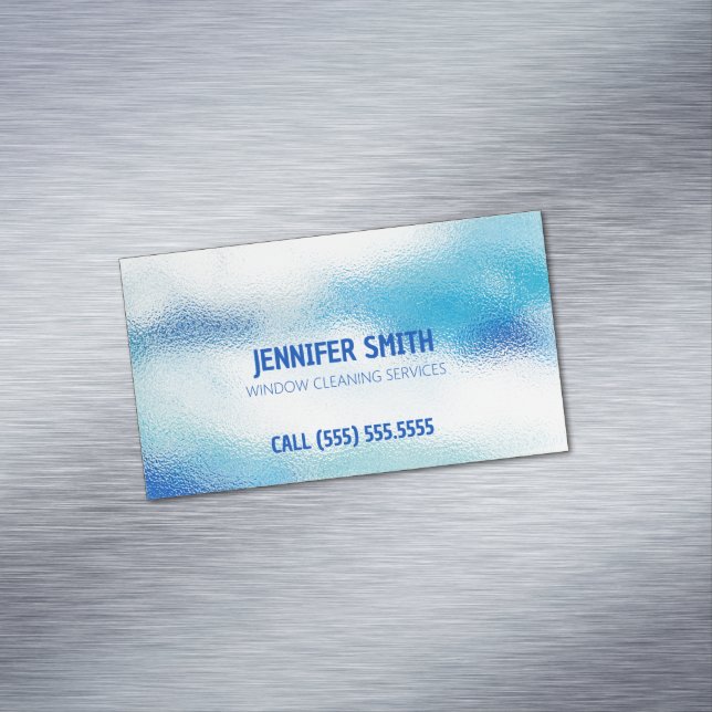 Window Washing Business Card Magnet (In Situ)