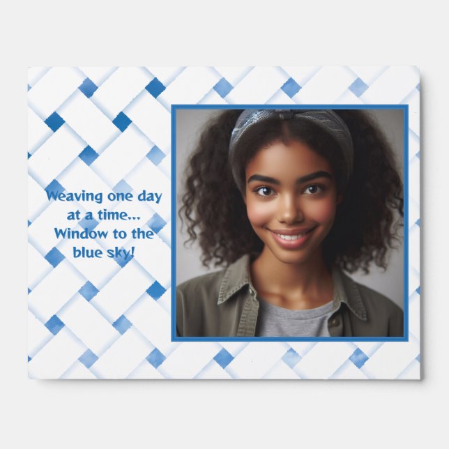 Window Weave to Blue Sky, Elegant Customized Photo Picture Ledge (Photo)