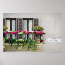 Window with Flowers (Italy)