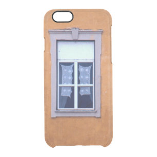 "WINDOW WITH LACE CURTAINS' EUROPE CLEAR iPhone 6/6S CASE