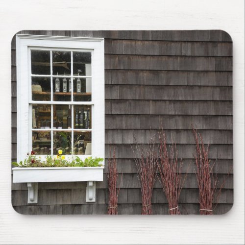 Window with Shingled Building Mouse Pad