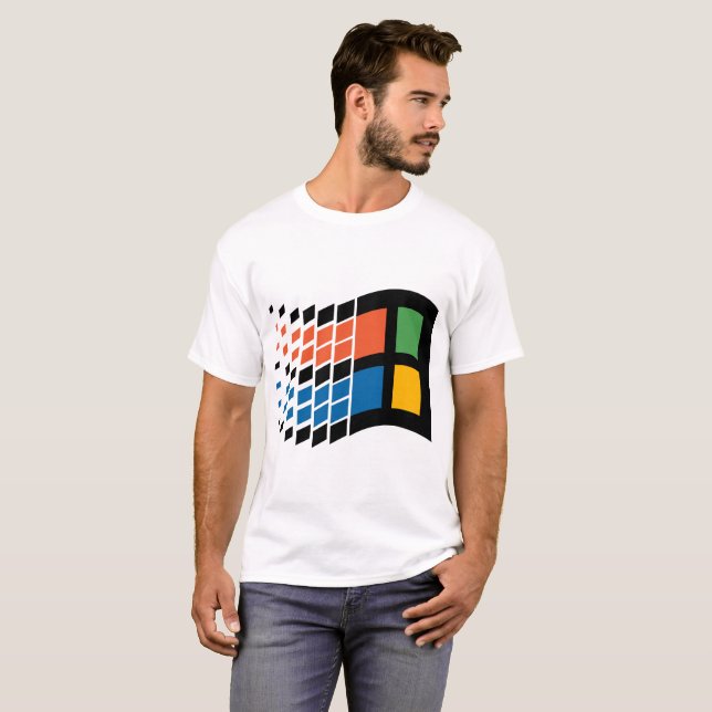 Windows 95 Logo | Men's T-Shirt (Front Full)