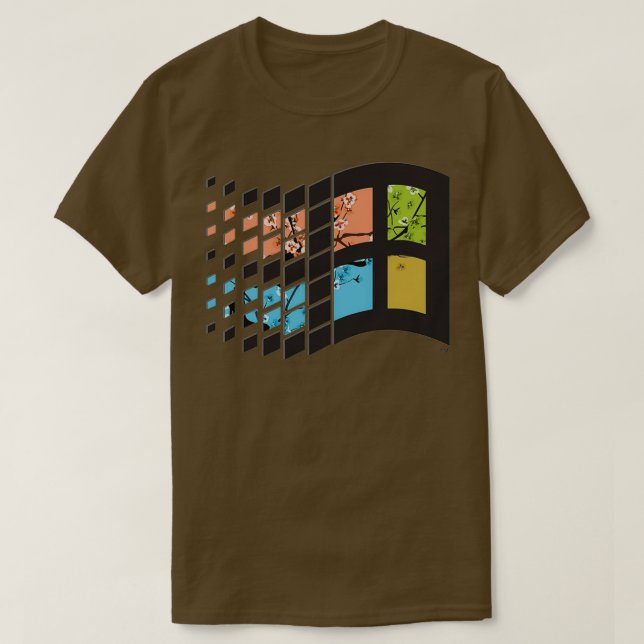 Windows 95 Vaporwave T-Shirt (Design Front)