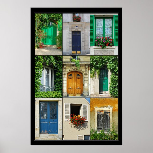 Windows and Doors of France Poster (Front)