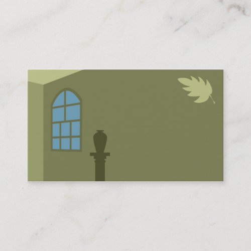 Windows and Leaves Business Card