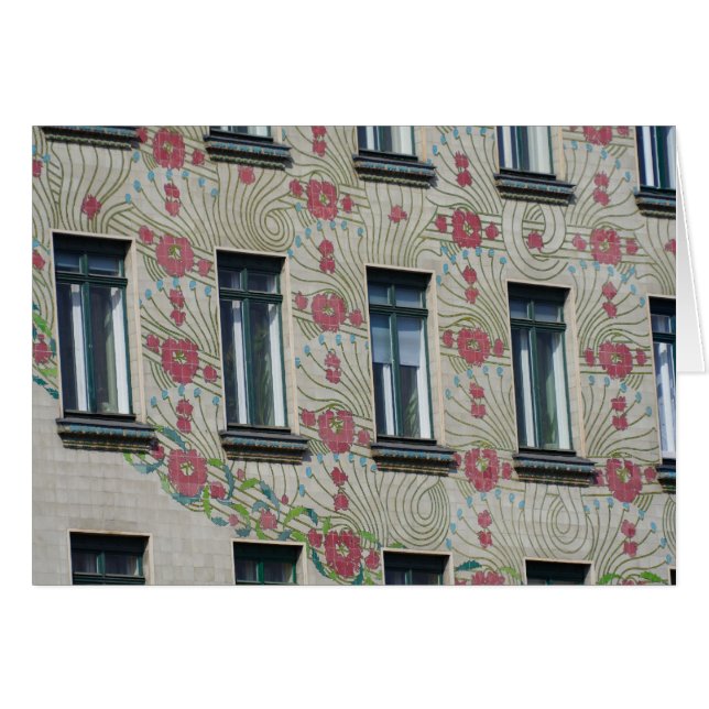 Windows At Majolikahaus Cards (Front Horizontal)