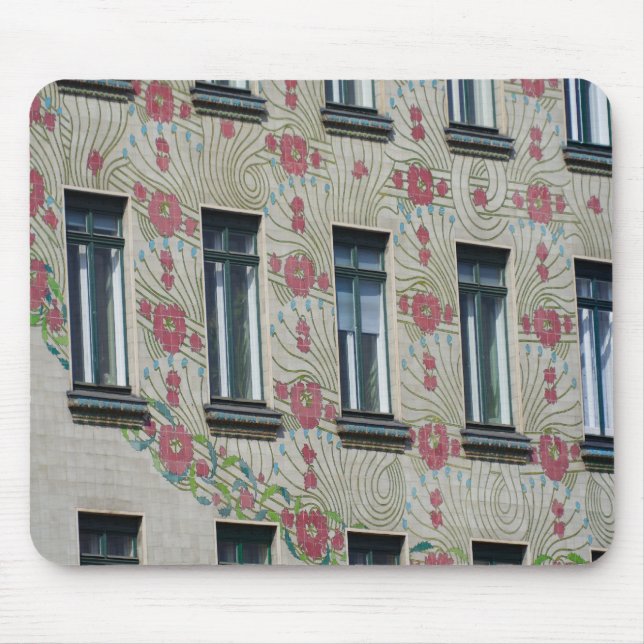 Windows At Majolikahaus Mouse Pad (Front)