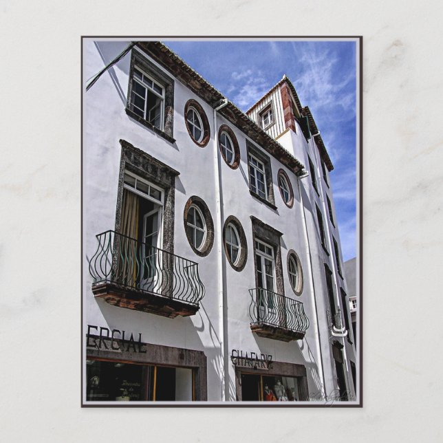 Windows & Balcony : Funchal, Portugal Postcard (Front)